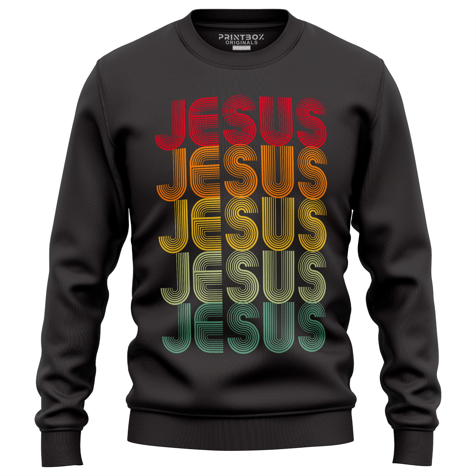 Jesus Sweater Saviour Sweatshirt Mens Top Church Bible Psalm Womens - Picture 7 of 18