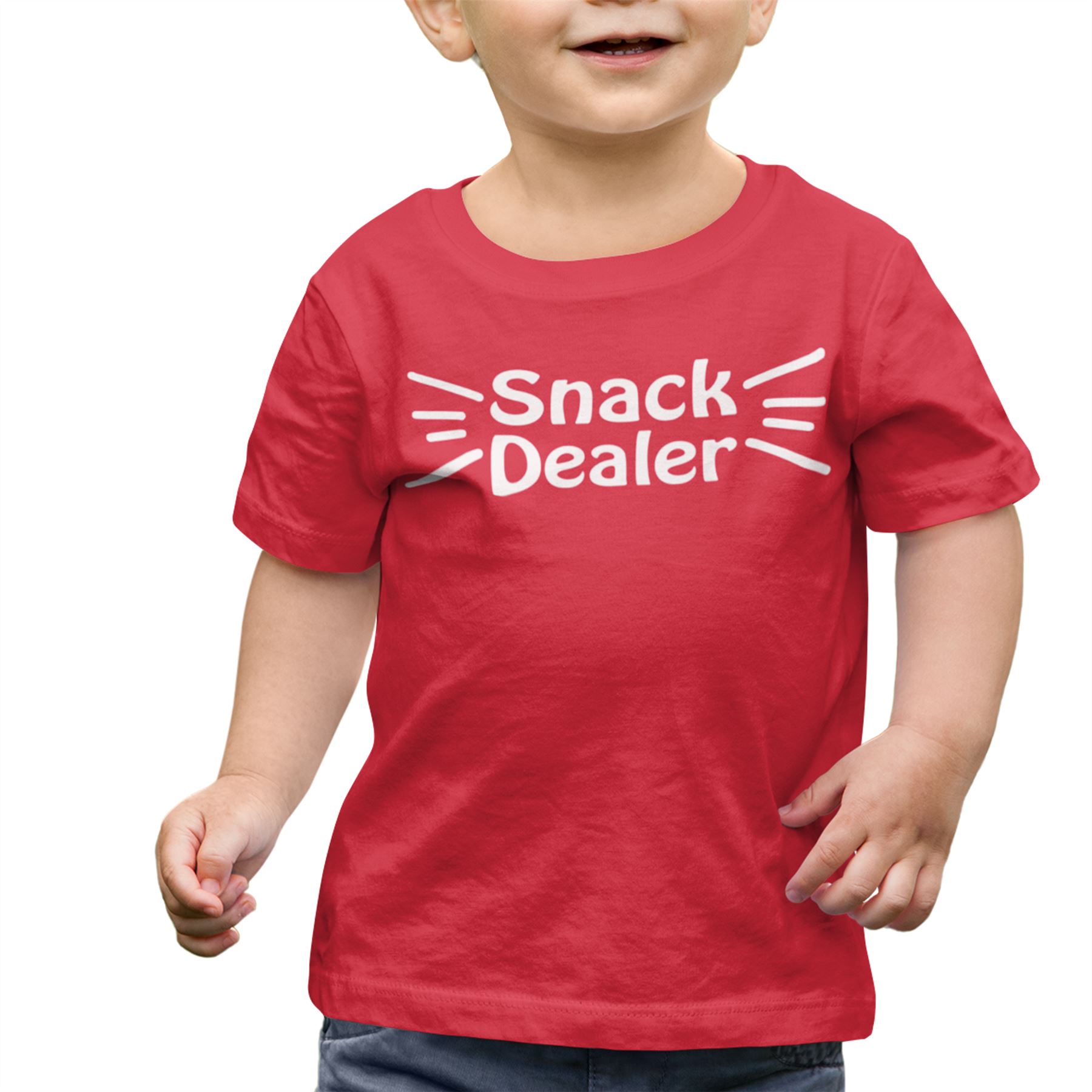 Snack Dealer Funny Boys Tshirt T Shirt Girls Tee Top Girls Gifts School - 第 12/19 張圖片