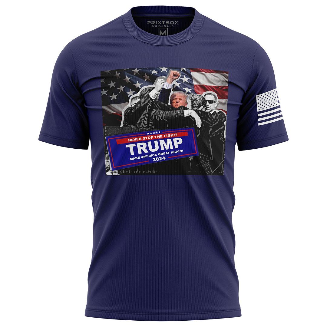 Donald Trump Assassination Shirt for Men 2024 MAGA Shirts USA FLAG - Picture 3 of 8