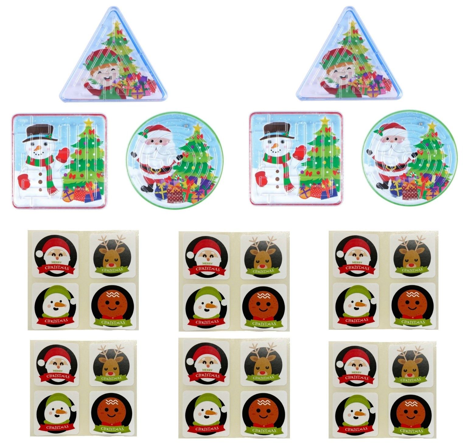 Anila's Christmas Mini Puzzle Mazes with Stickers - Picture 6 of 8