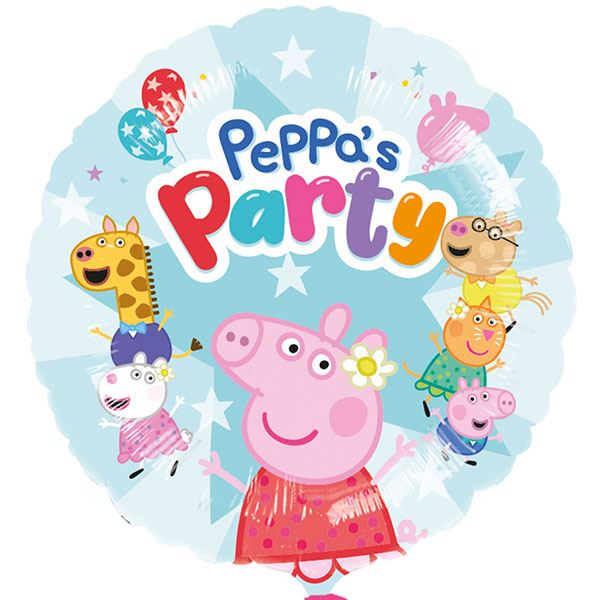 Peppa Pig "Party" Birthday, Plates, Cups, Decorations, Balloons, Banners - Picture 30 of 42