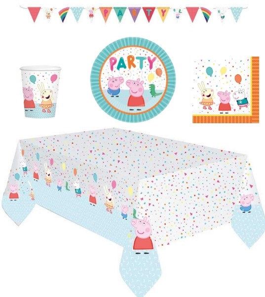 Peppa Pig "Party" Birthday, Plates, Cups, Decorations, Balloons, Banners - Picture 35 of 42