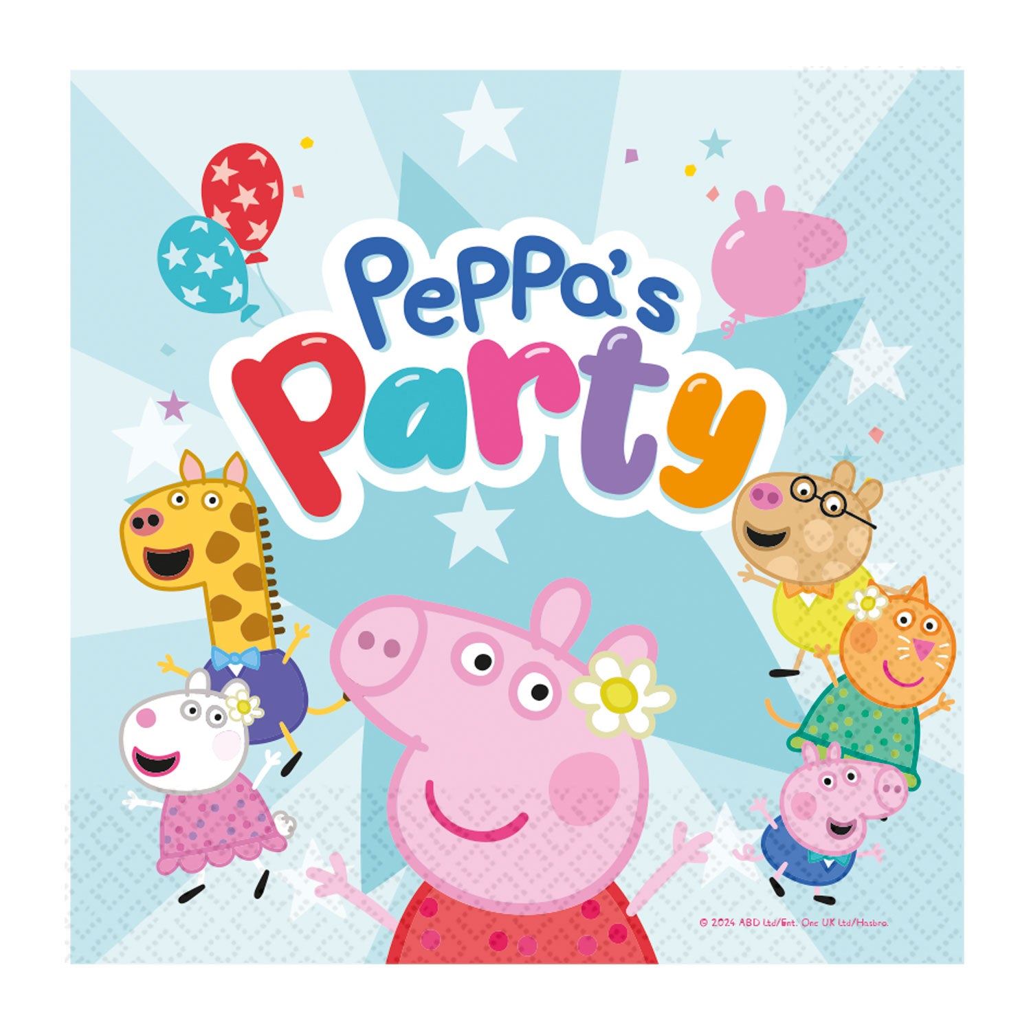 Peppa Pig "Party" Birthday, Plates, Cups, Decorations, Balloons, Banners - Picture 33 of 42