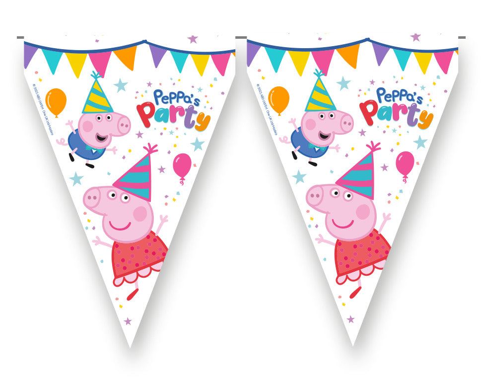 Peppa Pig "Party" Birthday, Plates, Cups, Decorations, Balloons, Banners - Picture 23 of 42