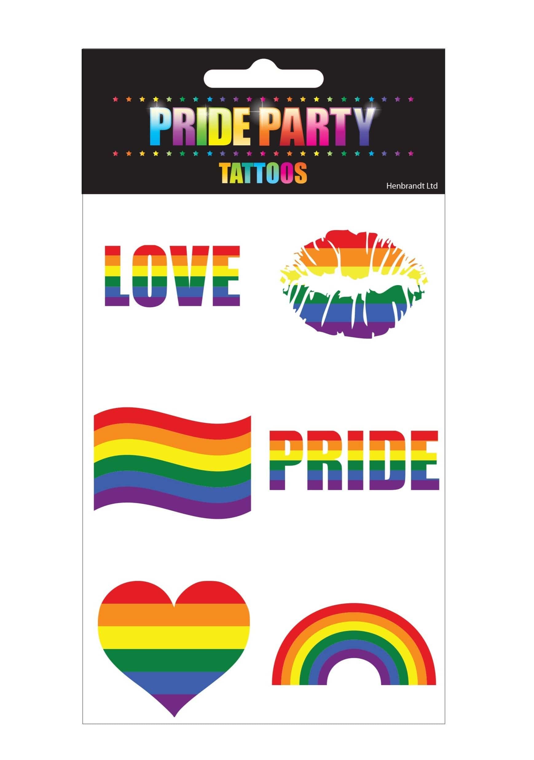 Pride Temporary Tattoos - Picture 2 of 3