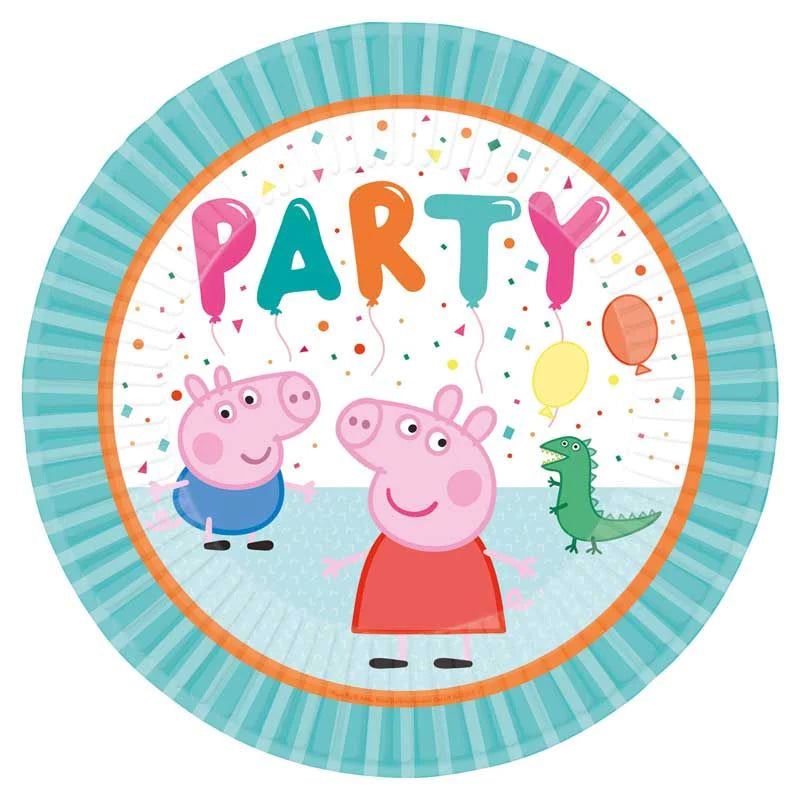 Peppa Pig "Party" Birthday, Plates, Cups, Decorations, Balloons, Banners - Picture 39 of 42