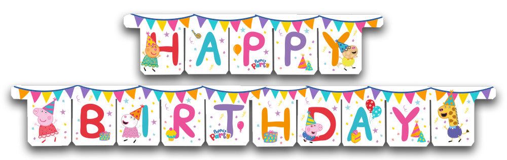 Peppa Pig "Party" Birthday, Plates, Cups, Decorations, Balloons, Banners - Picture 21 of 42