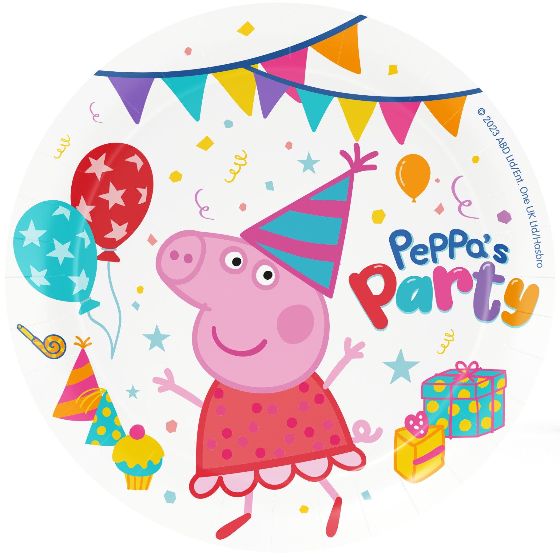Peppa Pig "Party" Birthday, Plates, Cups, Decorations, Balloons, Banners - Picture 12 of 42