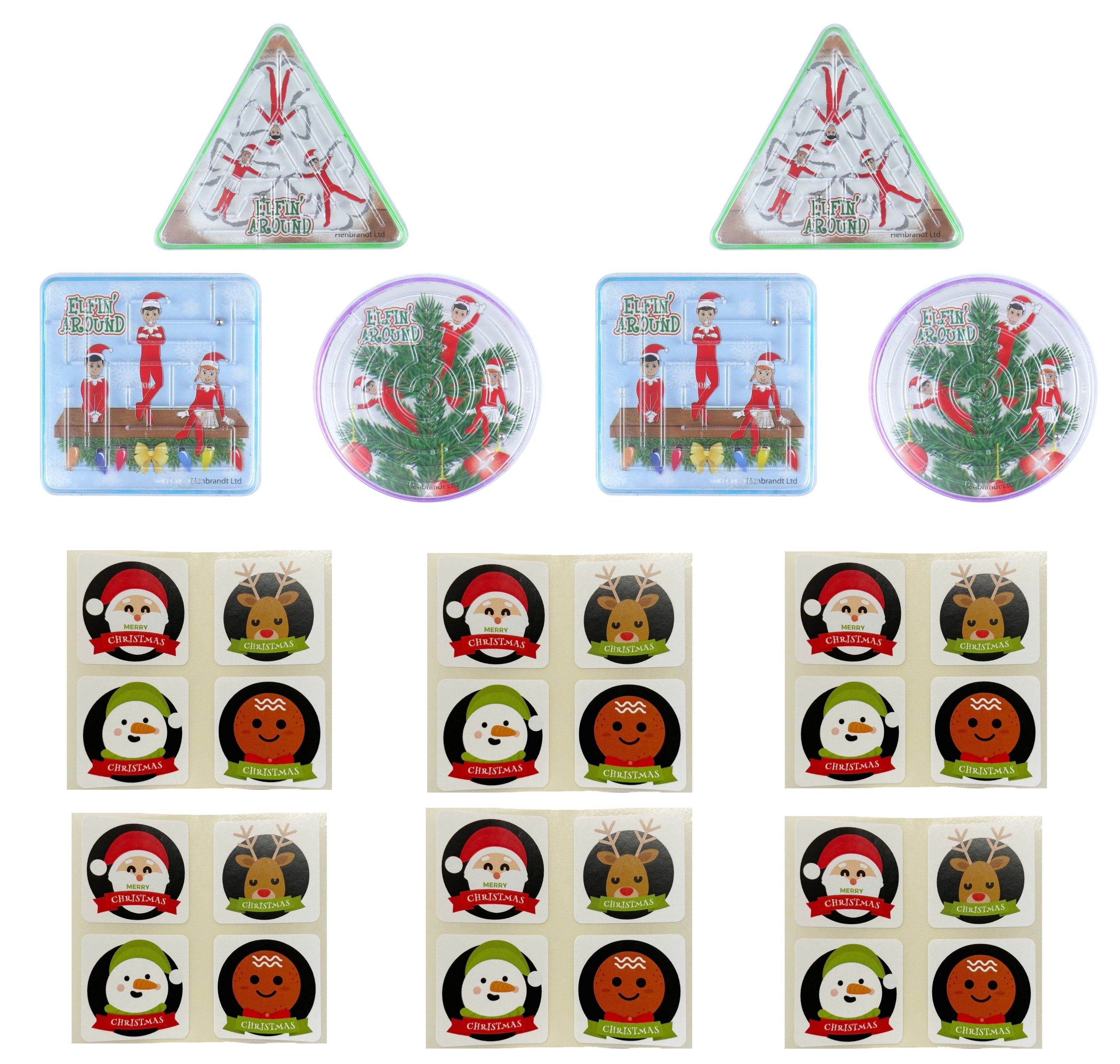 Anila's Christmas Mini Puzzle Mazes with Stickers - Picture 5 of 8