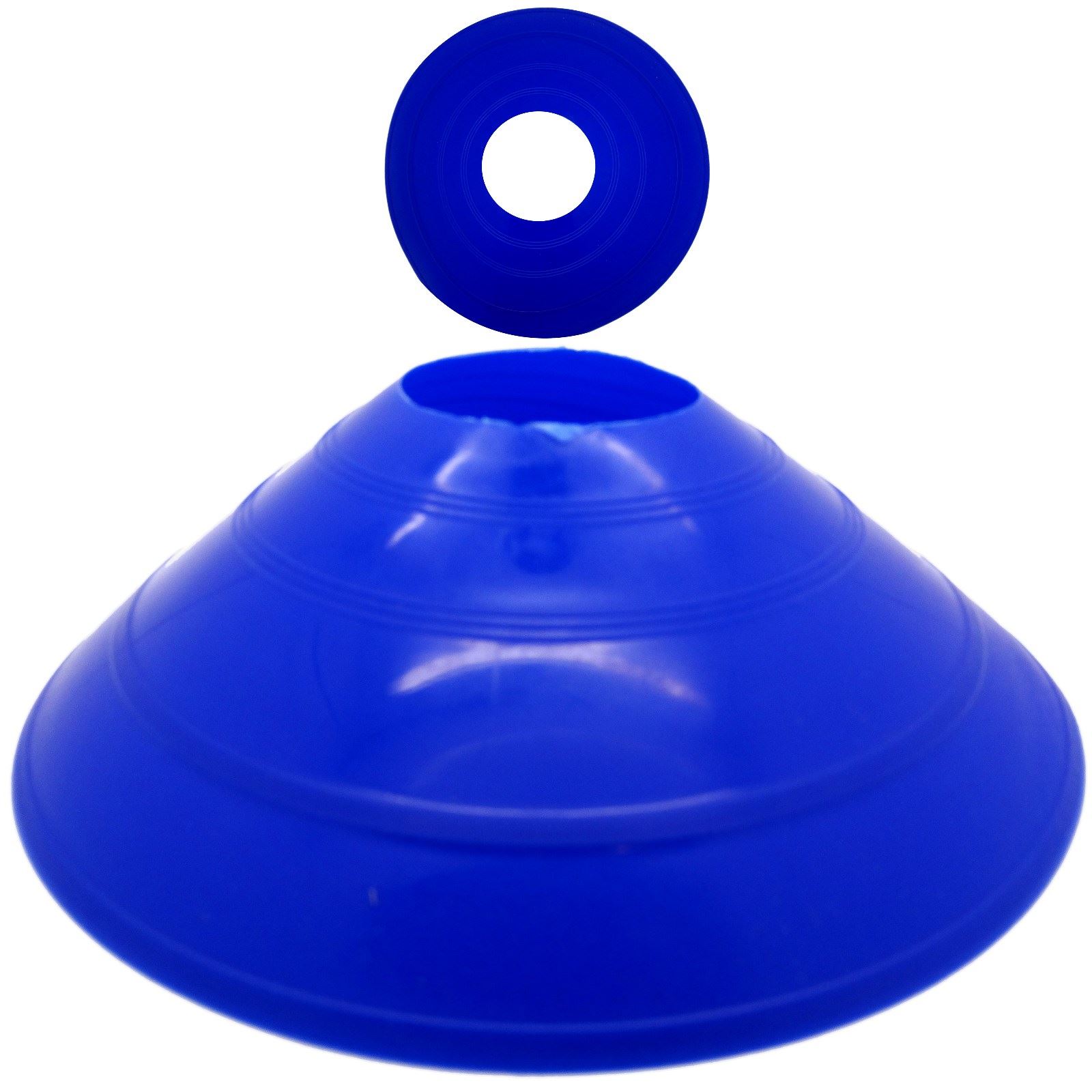 BodyRip Sports Demi-Cône Marqueurs d'espace 19 cm Football Football Rugby Pratique Perceuse - Photo 2/6