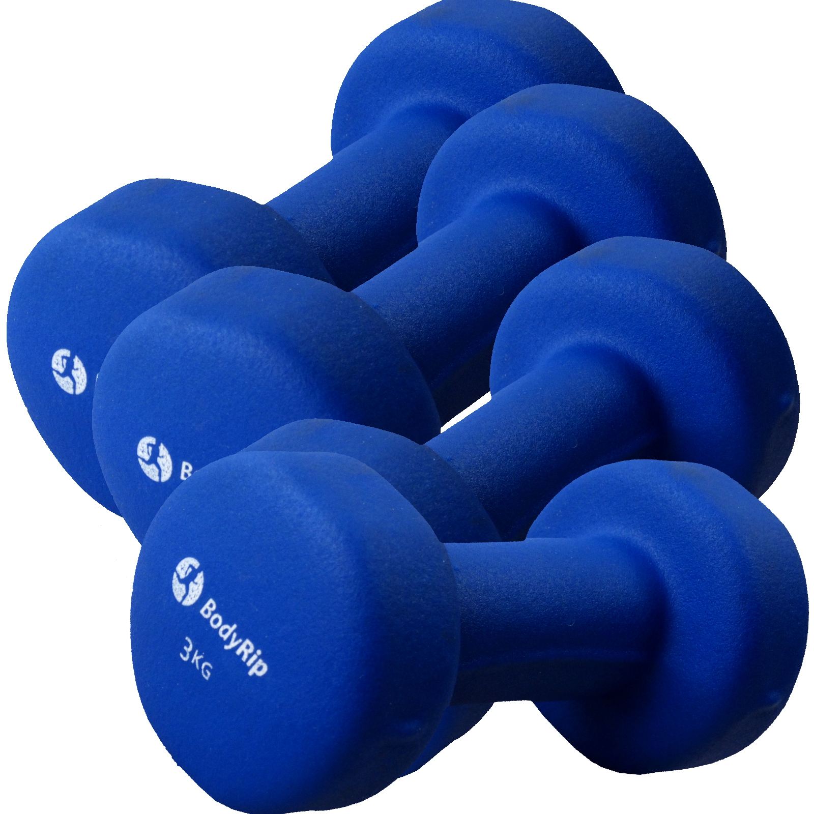 BodyRip Fitness Neoprene Neo Hand Weights Dumbbells 1Kg 2Kg 3kg 4Kg 5Kg