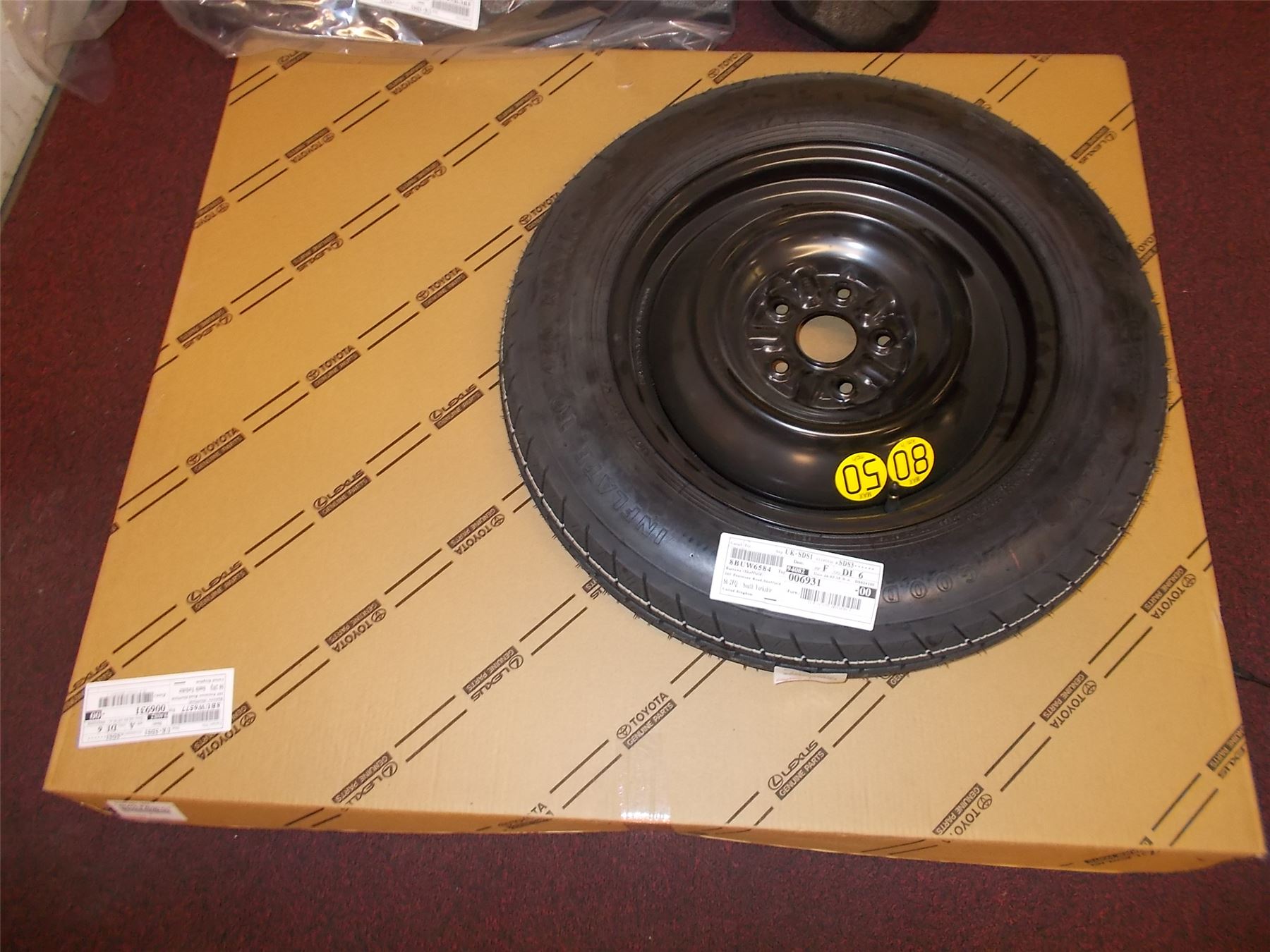 Genuine Toyota CHR Space Saver Spare Wheel Kit GBNGACHRSSVP eBay