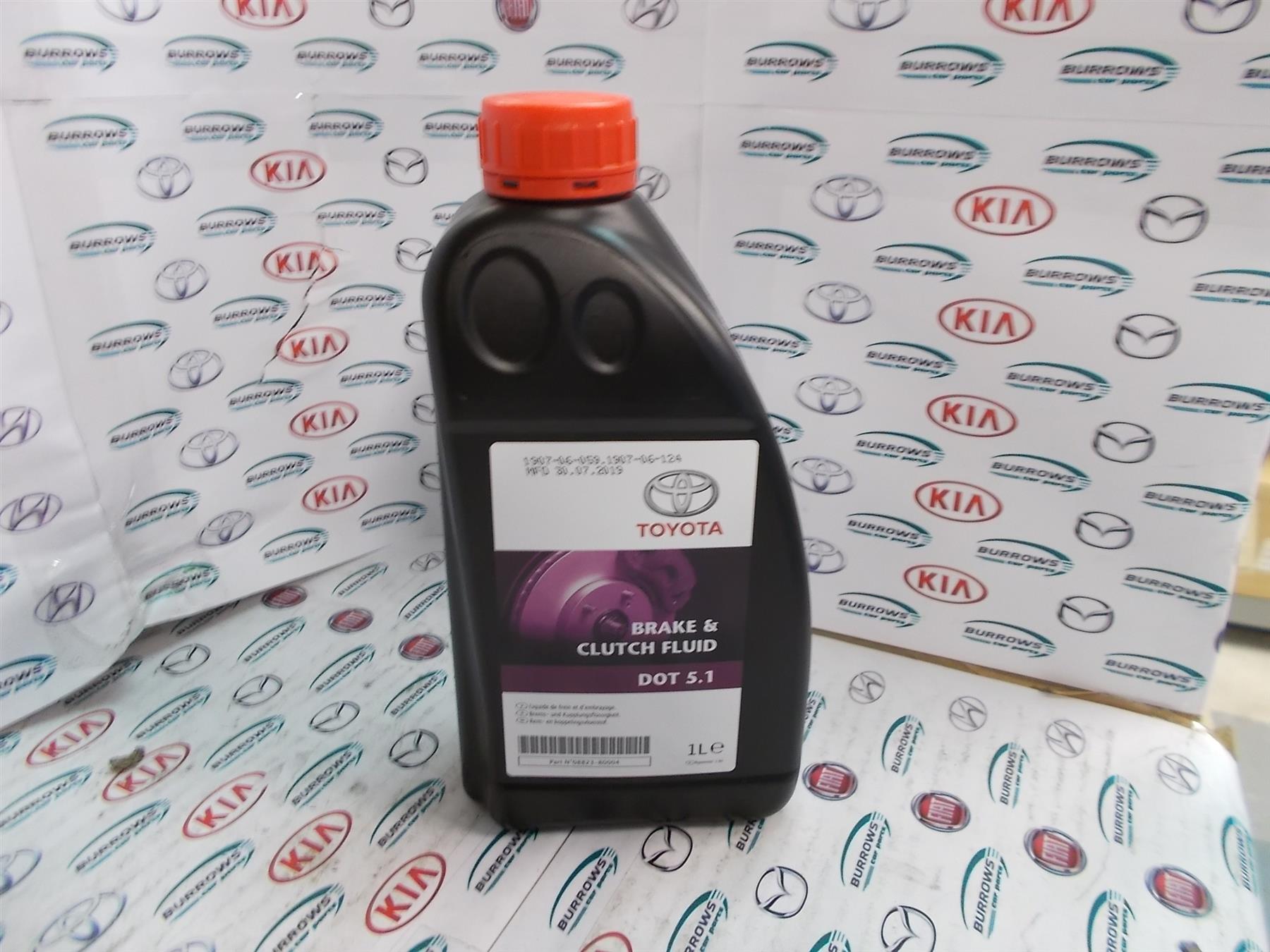 Genuine Toyota Brake & Clutch Fluid Dot 5.1 1 Litre 0882380004 eBay