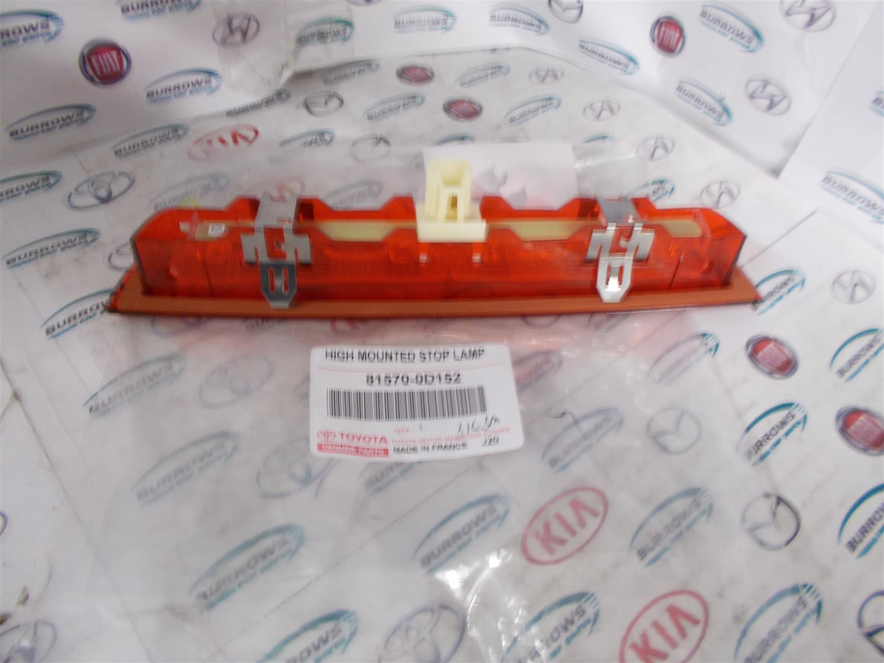 Genuine Toyota Yaris 20122020 High Level Brake Light 815700D152 eBay