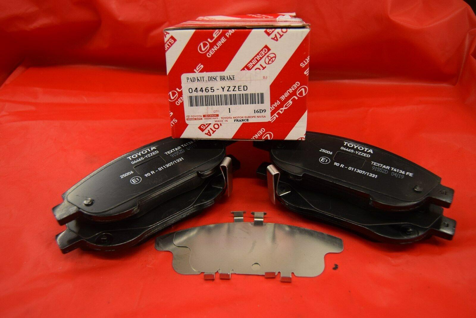Genuine Toyota Avensis Front Brake Pads 2008 to 2015 04465YZZED eBay
