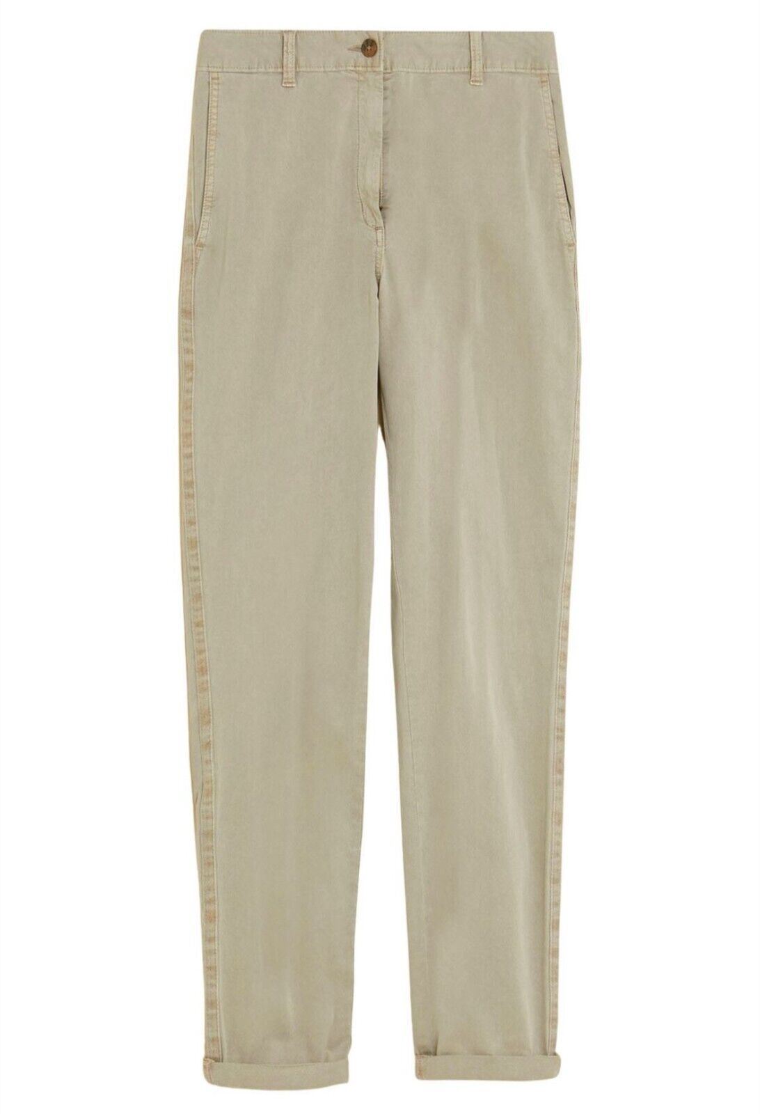 EX M&S DAMAS SLIM FIT CHINOS ALGODÓN RICO TOBILLO GRAZER PANTALONES PANTALÓN - Imagen 11 de 19
