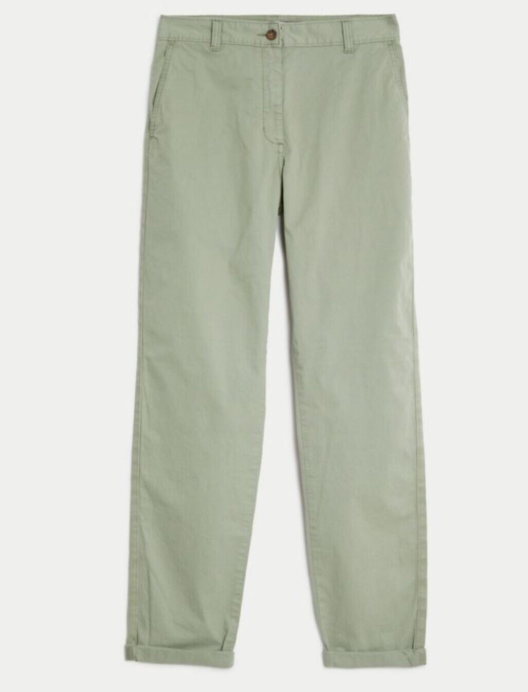 EX M&S DAMAS SLIM FIT CHINOS ALGODÓN RICO TOBILLO GRAZER PANTALONES PANTALÓN - Imagen 13 de 19