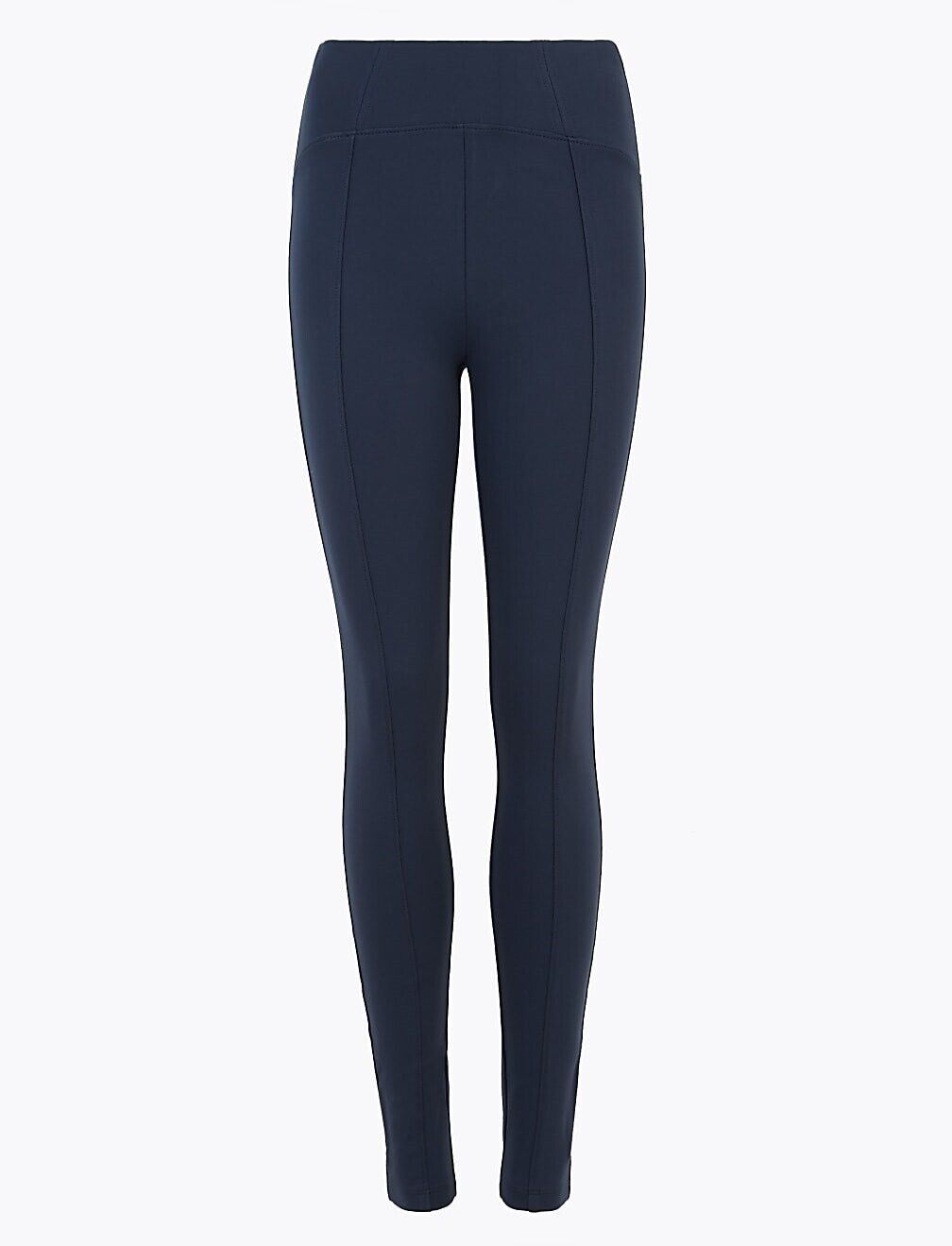 EX M&S LEGGING SKINNY PANTS MAGIC SHAPING PLAIN FULL LENGTH HIGH WAIST STRETCHY - Picture 14 of 14