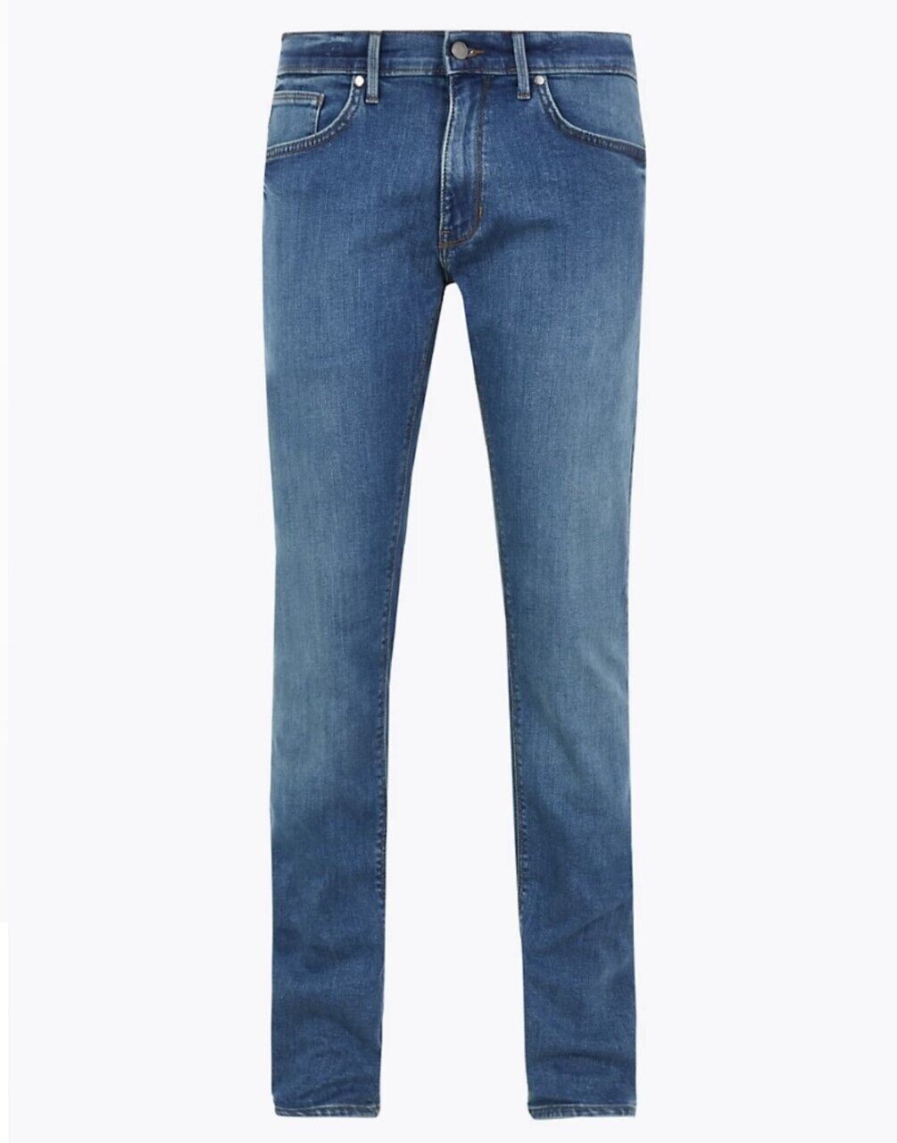 MENS ex m*s SLIM JEAN COTTON RICH SLIM DENIM PANT TROUSER COLOURS & SIZES - Picture 9 of 9