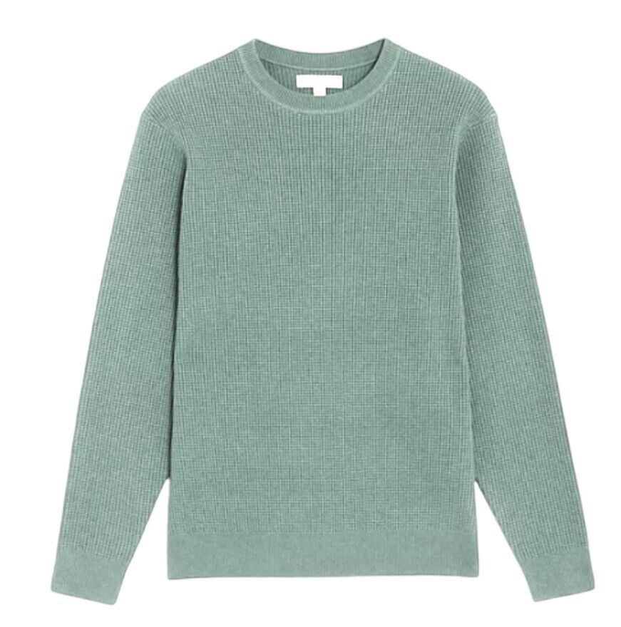 M*S MENS JUMPER SWEATER KNIT TEXTURED Top Knitted Jumper Pullover thick TOP  - Picture 8 of 9