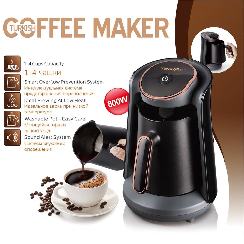Katlot Automatic Turkish Coffee Maker Machine 800W Cordless Electric