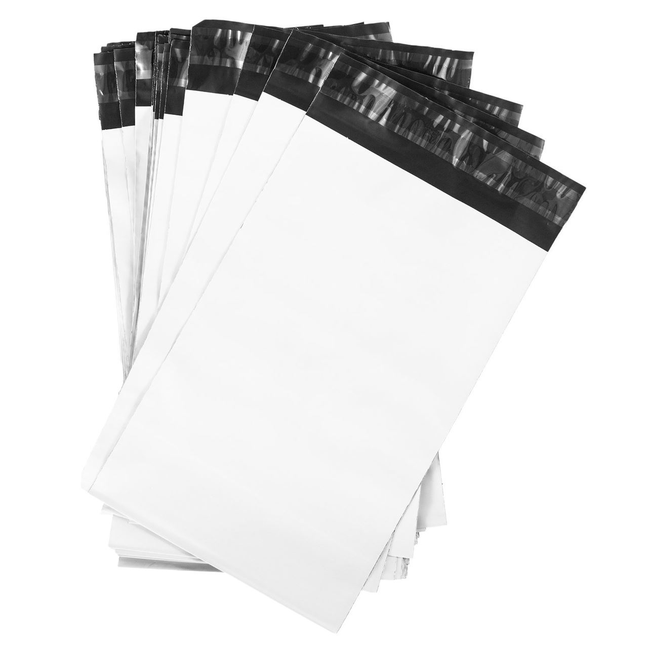 White Premium Virgin Plastic Mailing Postal Bags 6.5x9" Postage Poly Self Seal - Picture 5 of 12