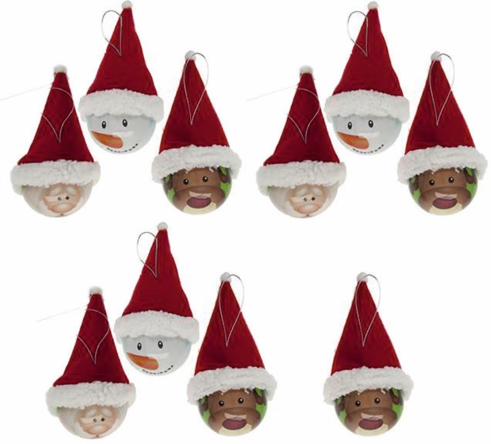 Baubles Tinsel Snow White Mega Job Lot Bundle Of Red Festive