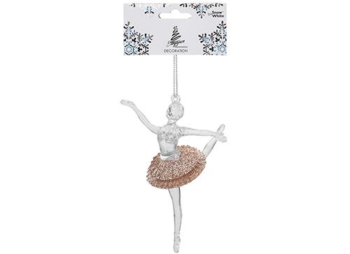 Rose Gold Christmas Tree Decorations Hanging Bauble Star Heart Unicorn Ornaments - Picture 2 of 17