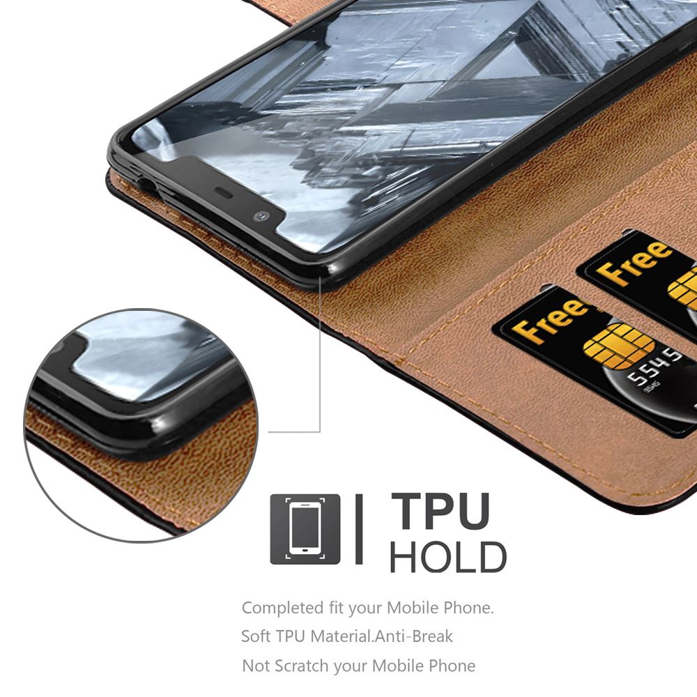 For Nokia 5.1 Phone Case Leather Wallet Book Flip Folio Stand View Cover - Picture 8 of 46