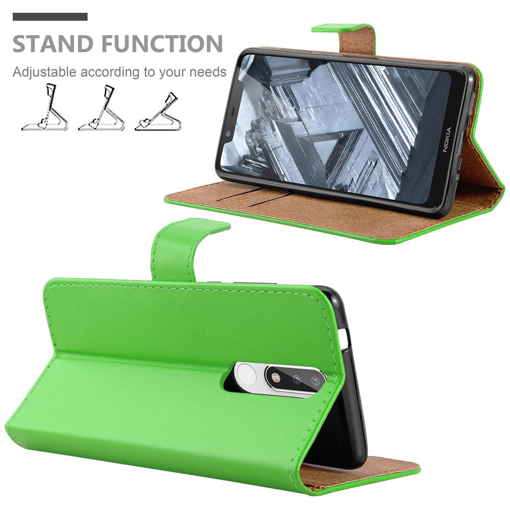 For Nokia 5.1 Phone Case Leather Wallet Book Flip Folio Stand View Cover - Picture 22 of 46