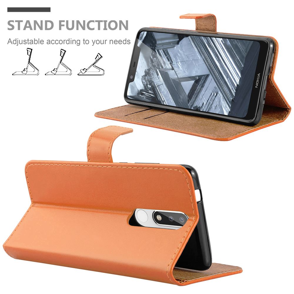 For Nokia 5.1 Phone Case Leather Wallet Book Flip Folio Stand View Cover - Picture 31 of 46