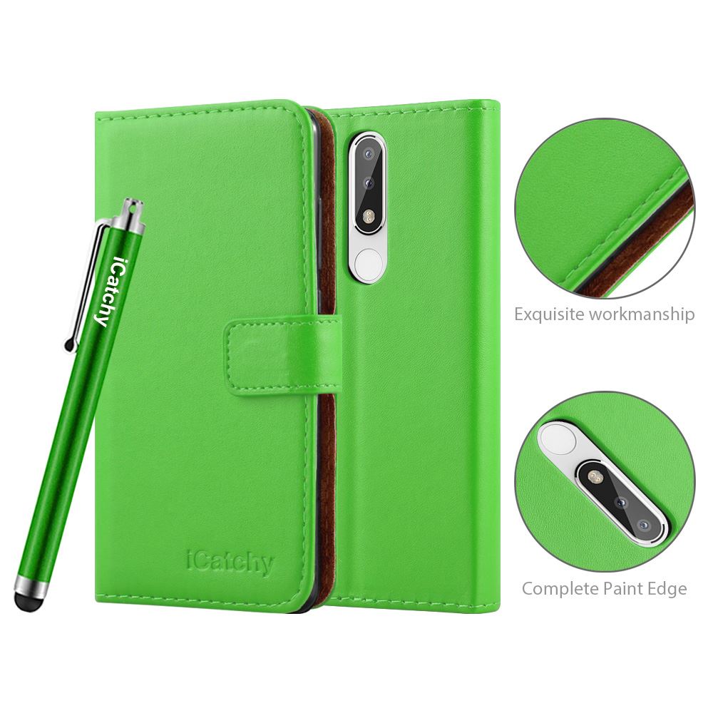For Nokia 5.1 Phone Case Leather Wallet Book Flip Folio Stand View Cover - Picture 21 of 46
