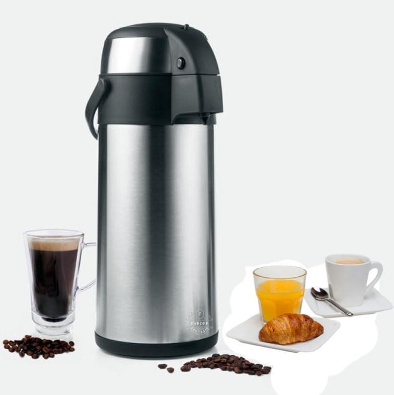 3L/5L Stainless Steel Airpot Hot Tea Coffee Drinks Vacuum Flask Jug Pump Teapots - Picture 8 of 19