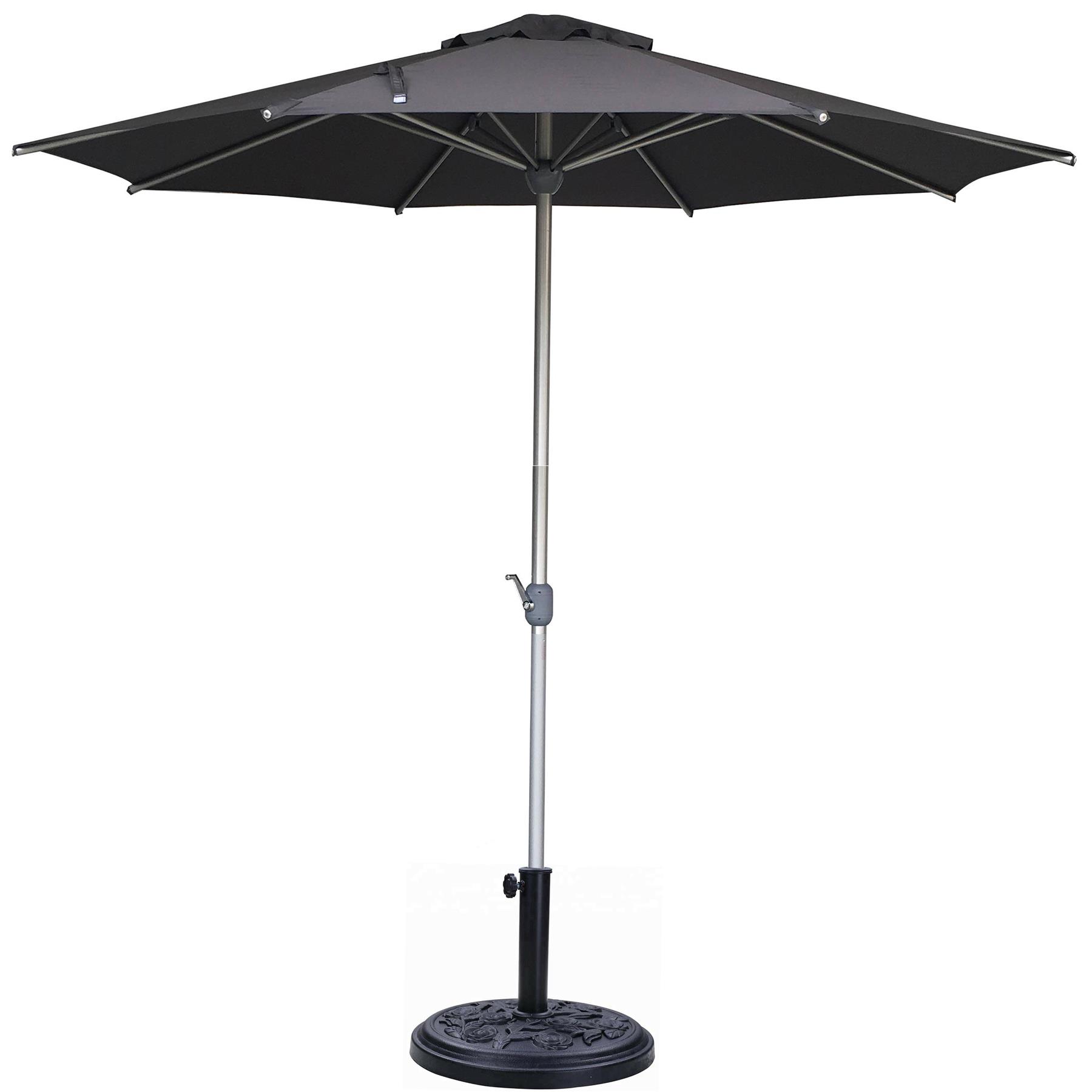 Cast Iron Effect Parasol Base Umbrella Stand Weights Garden Heavy Duty