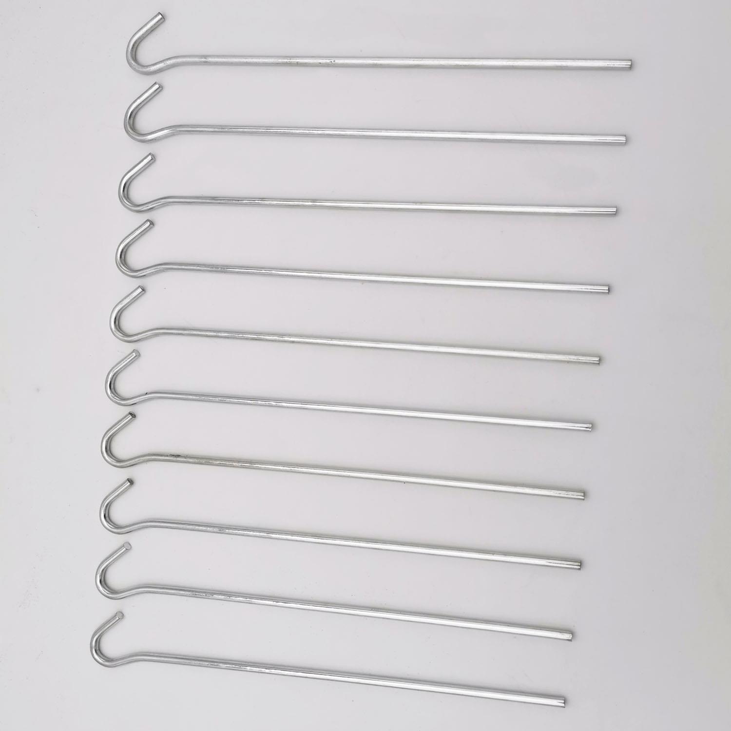Heavy Duty Galvanised Steel Tent Pegs Metal Camping Ground Sheet Anchor eBay
