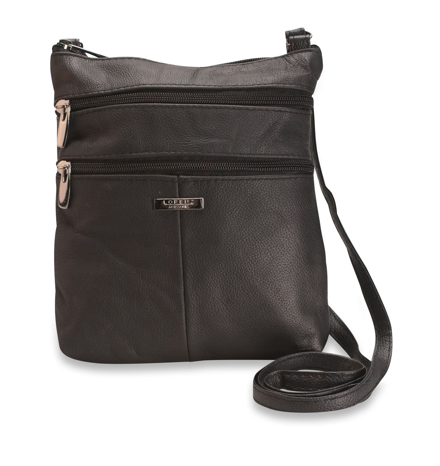 Gents Ladies Small Genuine Soft Leather Cross Body//Shoulder Bag