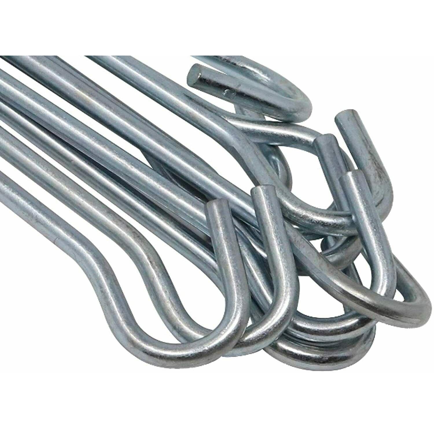 Heavy Duty Galvanised Steel Tent Pegs Metal Camping Ground Sheet Anchor eBay