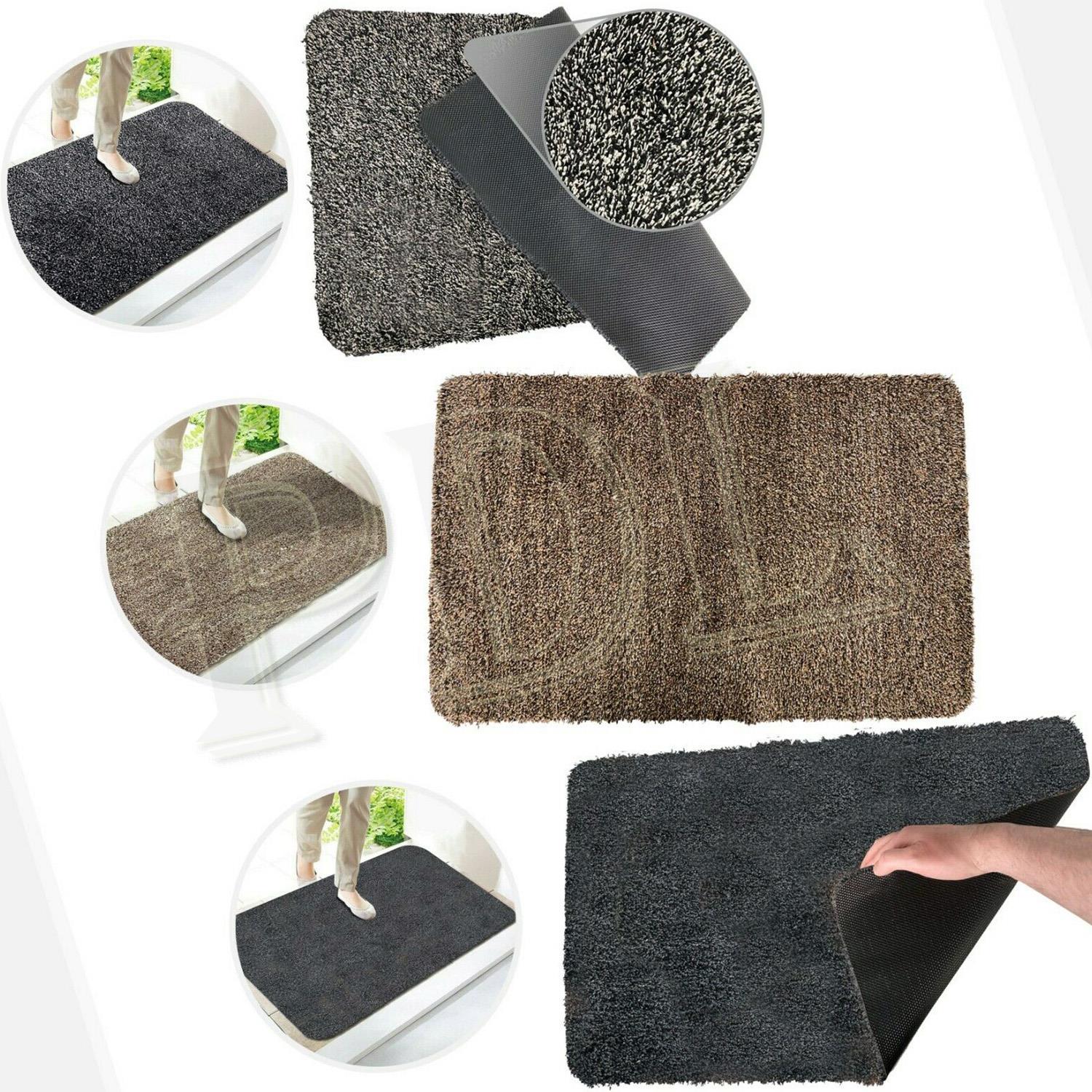 Super Absorbent Doormat Magic Step Door Mat Microfibre Washable Indoor