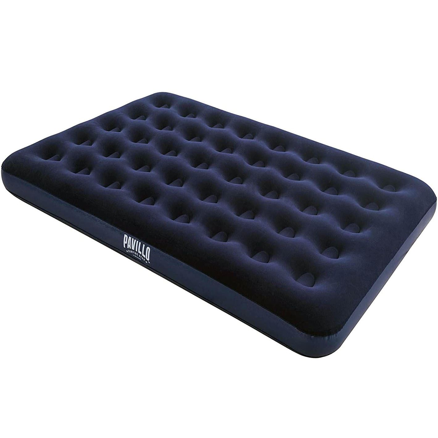 BESTWAY INFLATABLE SINGLE DOUBLE FLOCKED AIR BED CAMPING AIRBED