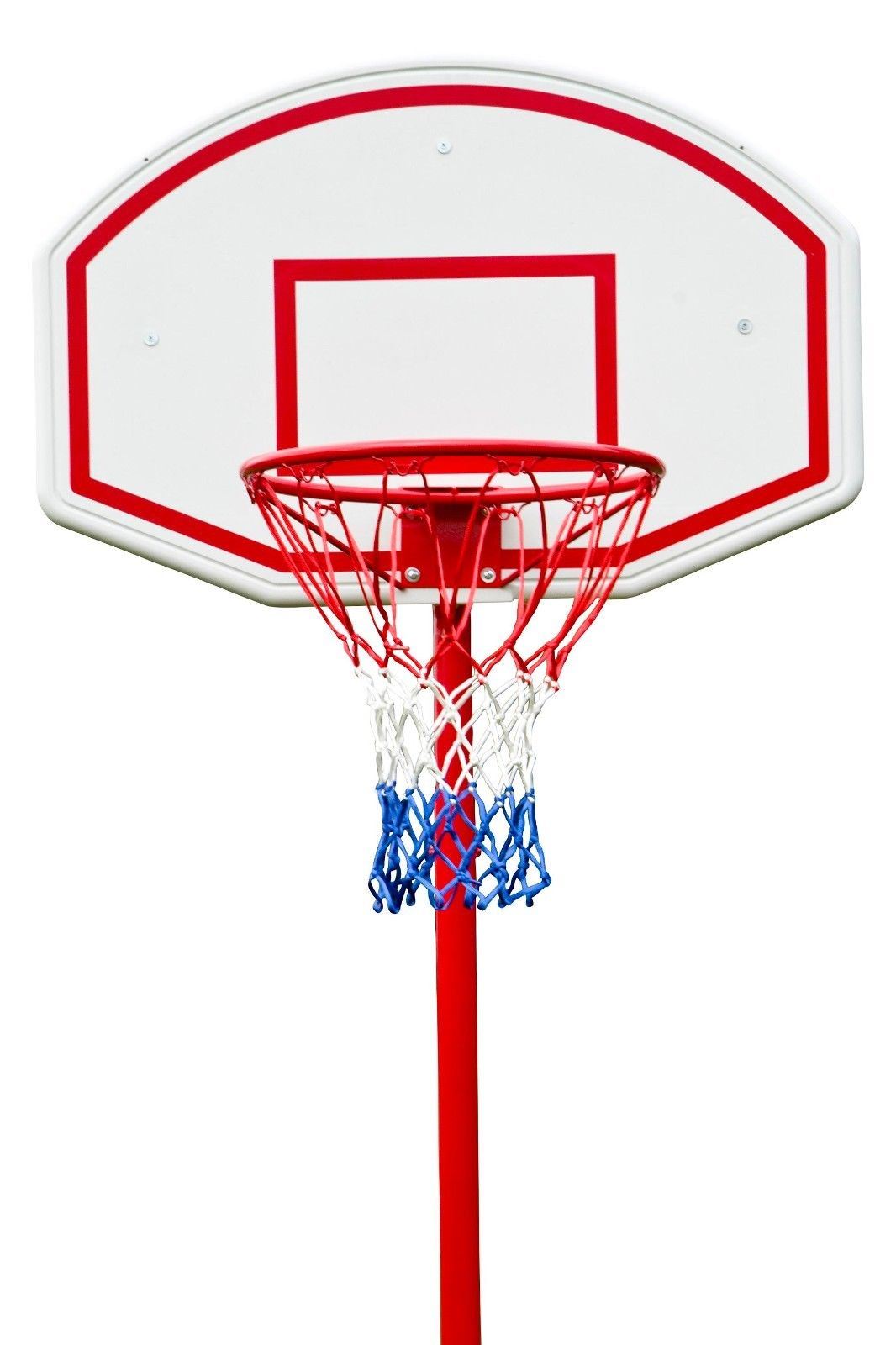 FREE STANDING BASKETBALL NET HOOP BACKBOARD WITH ADJUSTABLE STAND SET