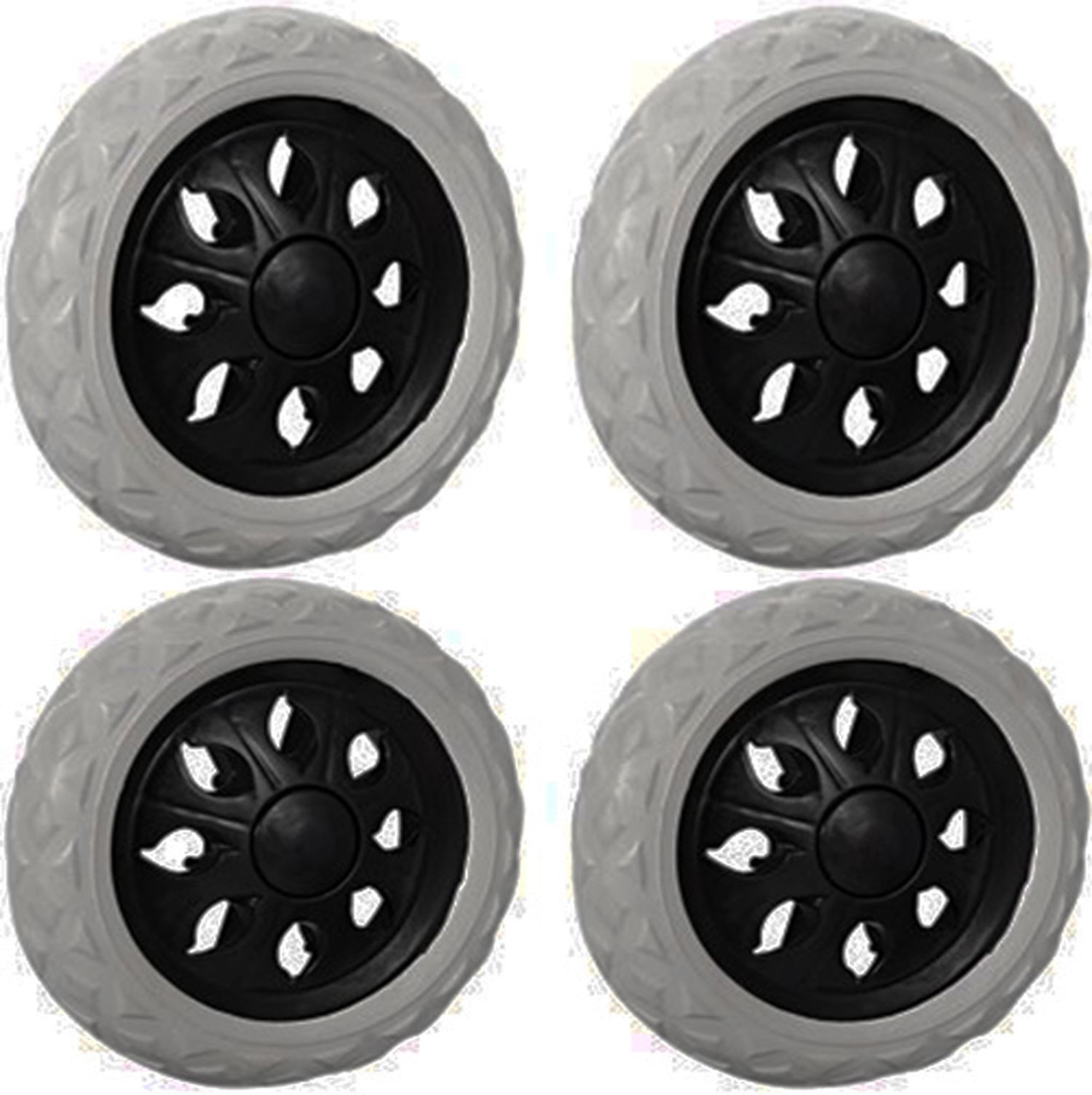 6 Wheels Foldable Shopping Trolley Cart Grocery Folding Market Laundry