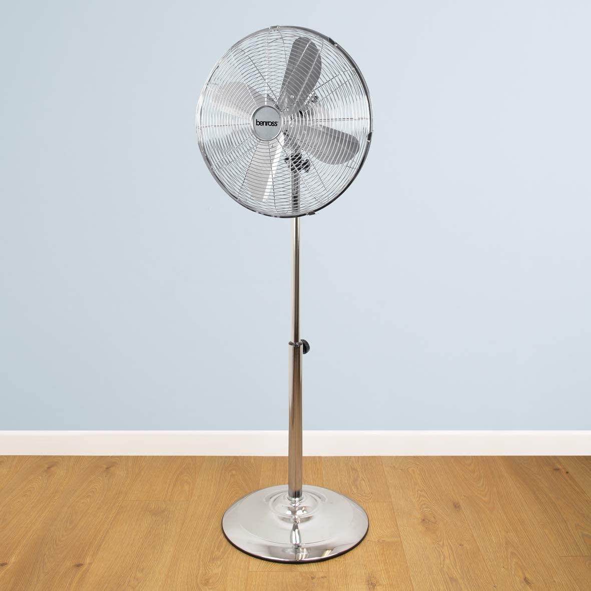 PEDESTAL COOLING FAN DESK FANS OSCILLATING STAND STANDING HOME OFFICE 3