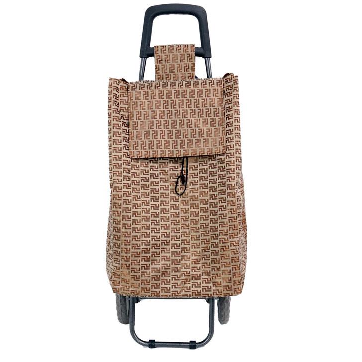 50L Shopping Trolley Large Lightweight Folding Waterproof Bag 2 Wheels Roll Cart - Picture 16 of 18
