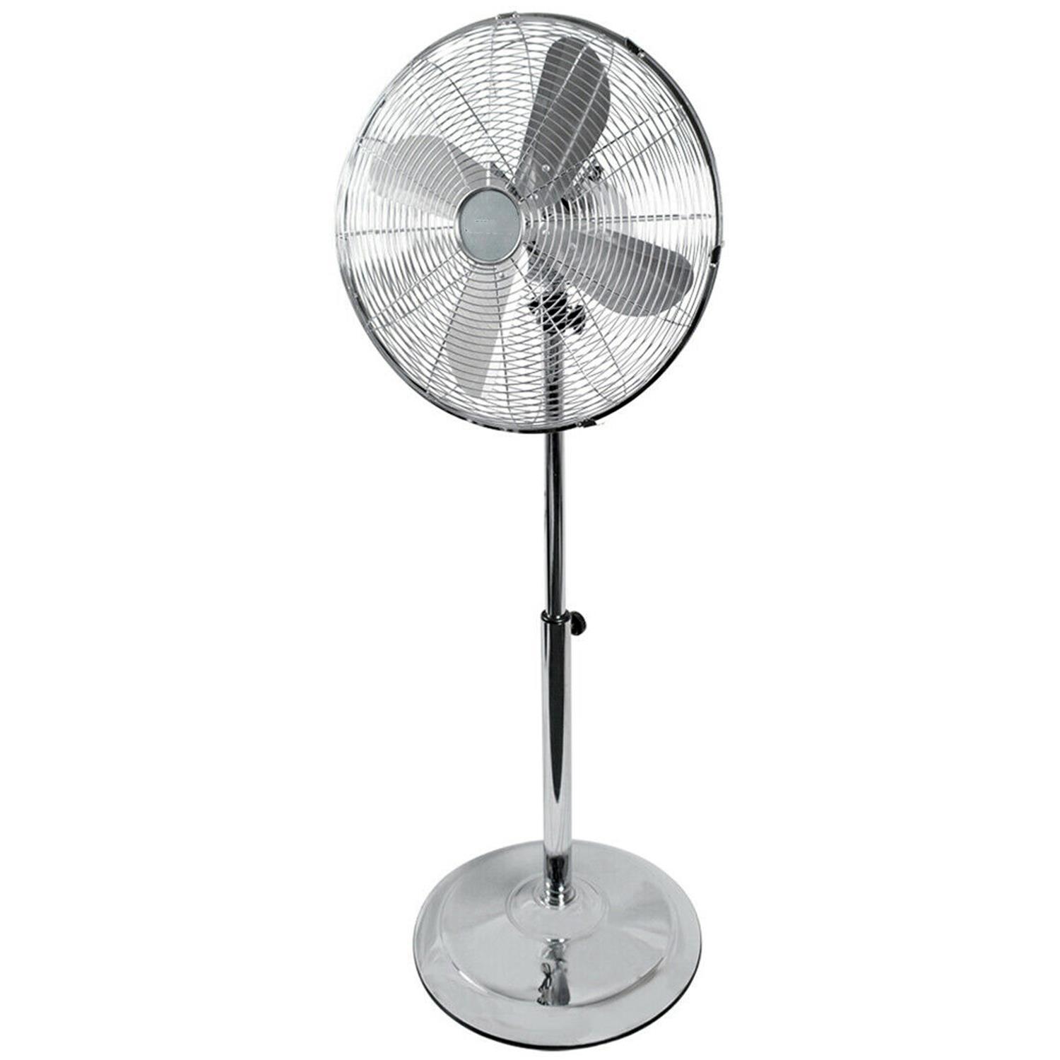 PEDESTAL COOLING FAN DESK FANS OSCILLATING STAND STANDING HOME OFFICE 3