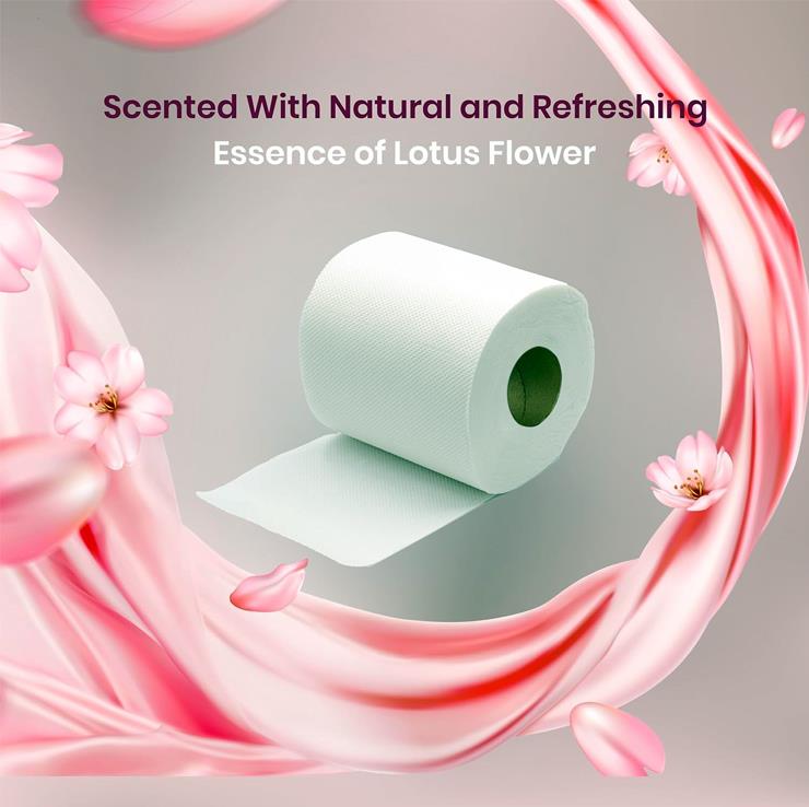 40 x Bliss Essence Scented Luxury Quilted 2Ply Bathroom Toilet Tissue Paper Roll - Picture 10 of 15