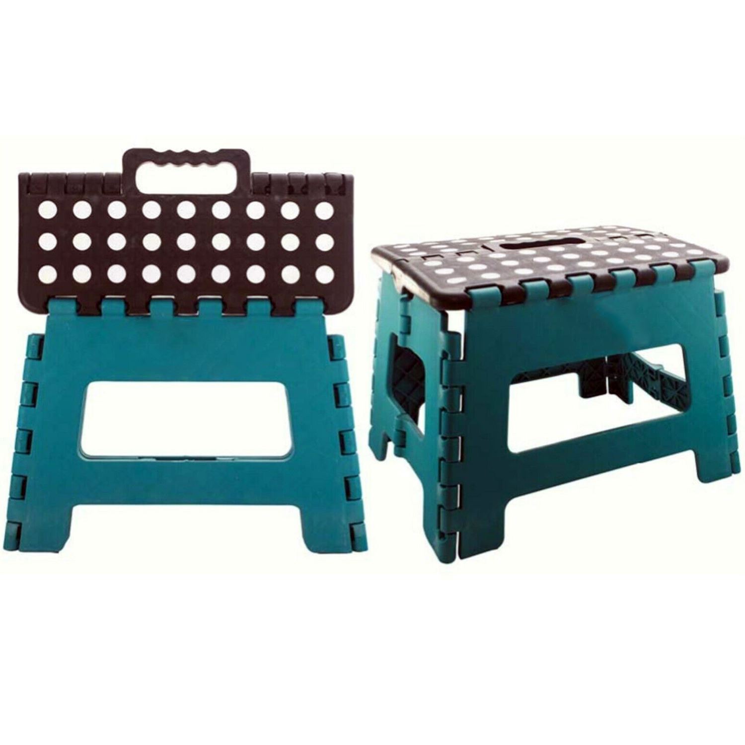 Small/Large Plastic Folding Step Stool Foldable Multi Purpose Dual Step Stool - Picture 16 of 21