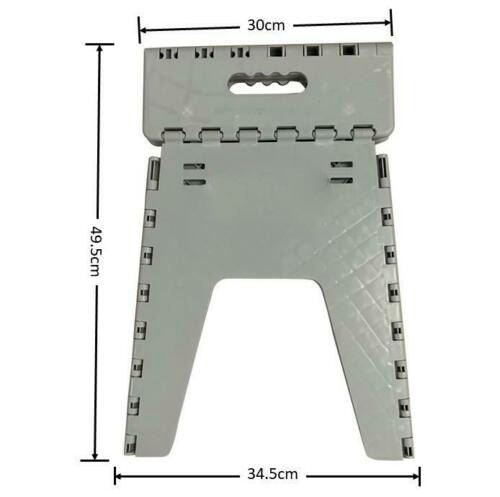 Small/Large Plastic Folding Step Stool Foldable Multi Purpose Dual Step Stool - Picture 14 of 21