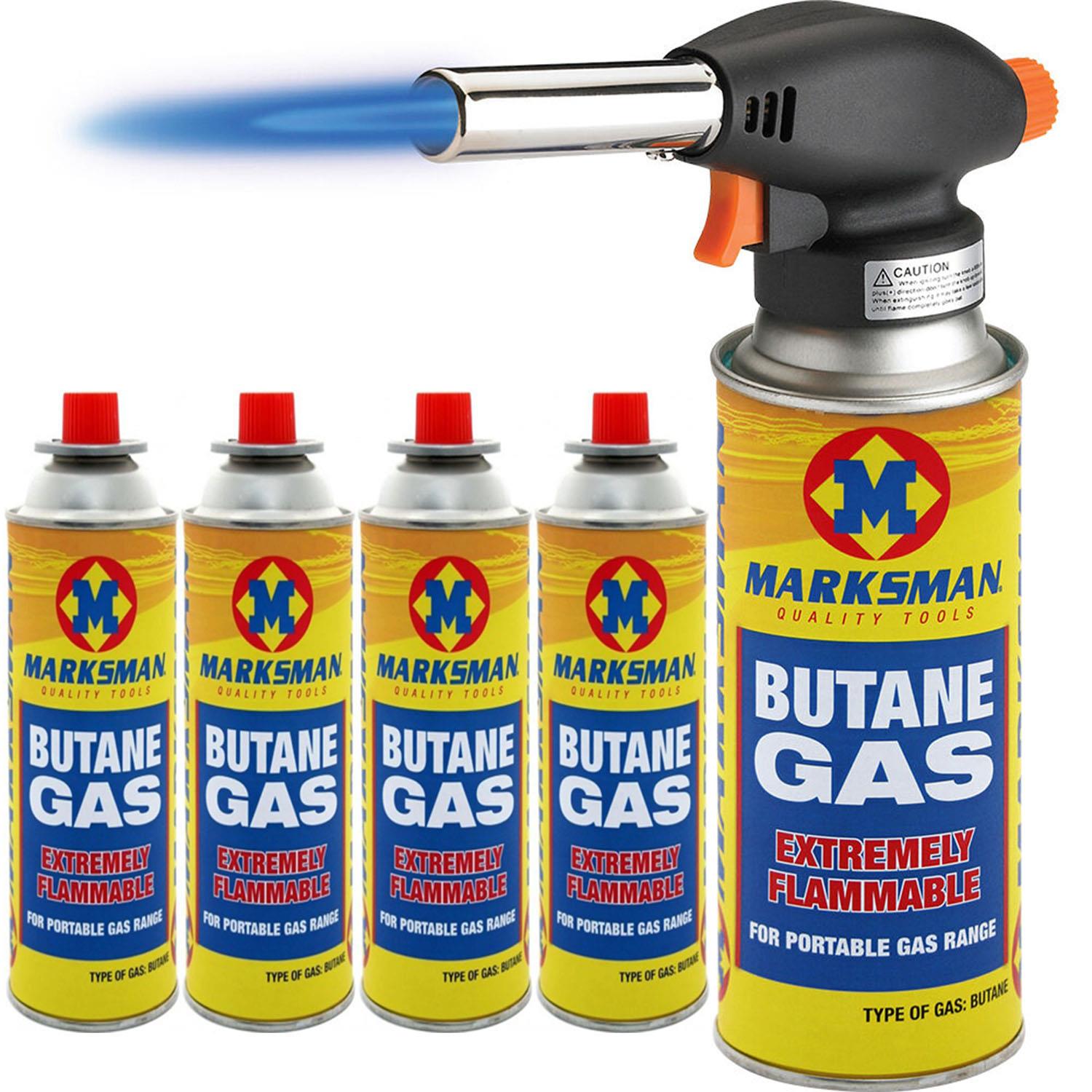 WEED BURNER KILLER Wand Butane Gas Blowtorch Garden Outdoor Weeds Moss