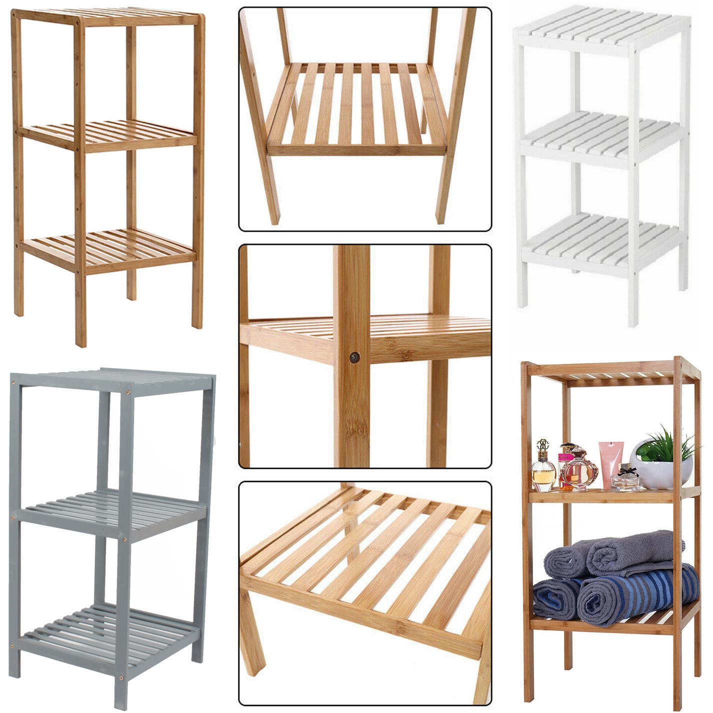 Vencier 2//3 TIER NATURAL BAMBOO SHOE RACK ORGANISER STAND STORAGE SHELF UNIT