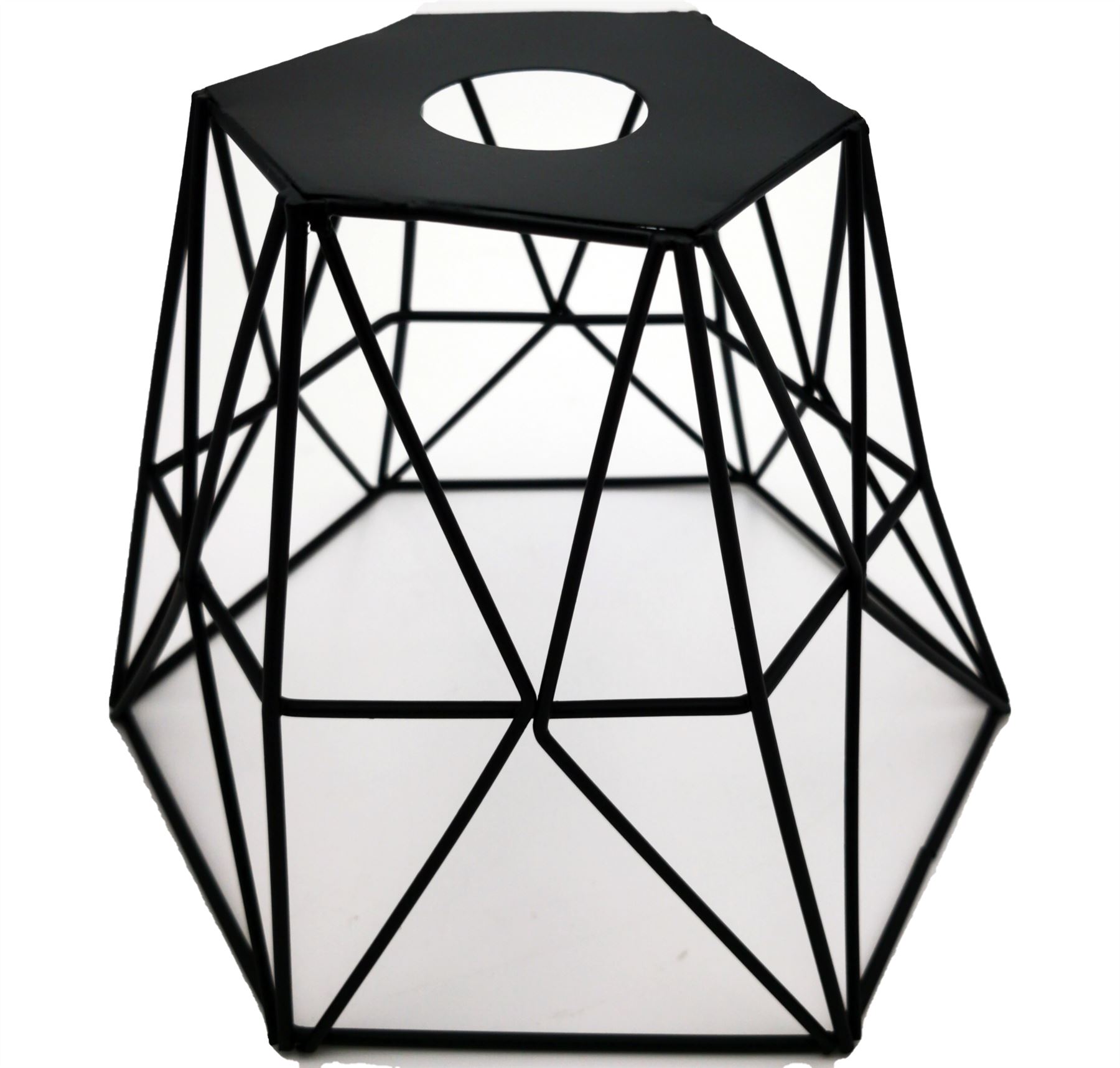 Ceiling Light Shade Metal Cage Lights Pendant Wall Easy Fit Hanging